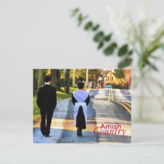 アマン派の国の郵便はがき ポストカード (スタンド正面)