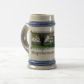 アマン派の家Shipshewanaインディアナ ビールジョッキ (正面左)