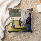 アマン派の授業日 クッション (ブランケット)