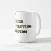 アマン派の熊手の戦いのチャンピオン コーヒーマグカップ (正面右)