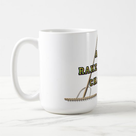 アマン派の熊手の戦いのチャンピオン コーヒーマグカップ (左)