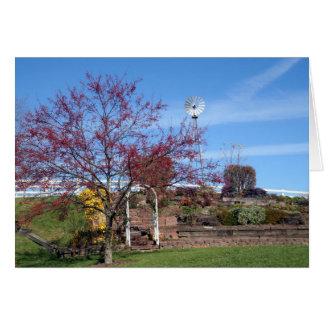 アマン派の秋の庭