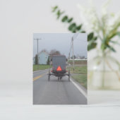 アマン派の馬及び乳母車の郵便はがき ポストカード (スタンド正面)