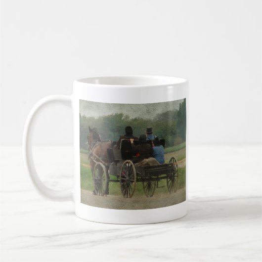 アマン派家族の遠出 コーヒーマグカップ (左)