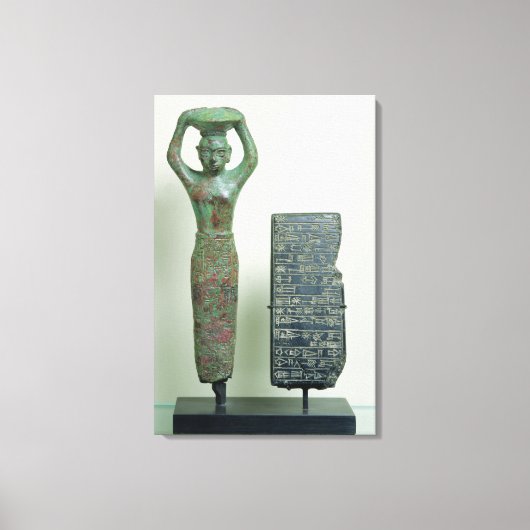 アマーシン王の宝Ur, c.2040 BC キャンバスプリント (正面)