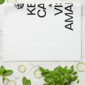 アマ保リロを訪れる キッチンタオル (折り畳み)