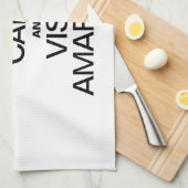 アマ保リロを訪れる キッチンタオル (四つ折り)