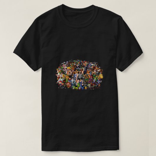 アミガゲームキャラクター必須 Tシャツ (デザイン正面)