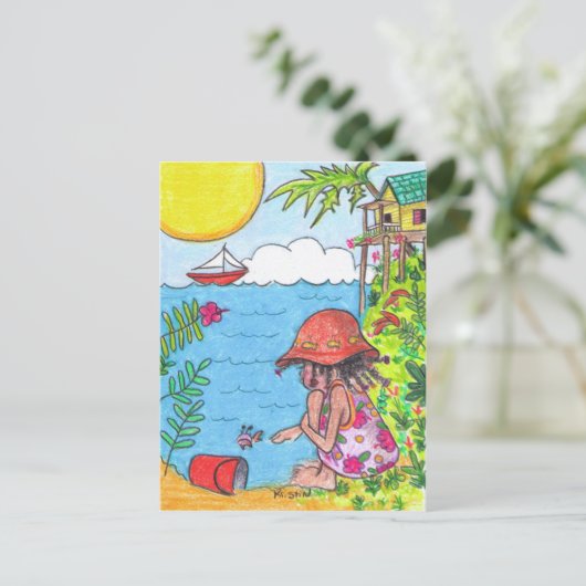 アミガスのはがき ポストカード (スタンド正面)