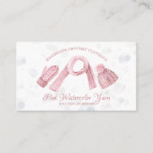 アミグリミ手編み・かぎ針編み冬服の写真 名刺 (正面)