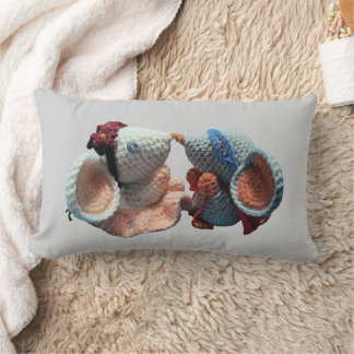 アミグルミネズミデザイン ランバークッション