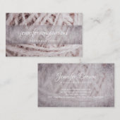 アミグルミヤーン編み物クロシェ 名刺 (正面/裏面)