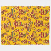 アミゴスカル フリースブランケット (正面(横))