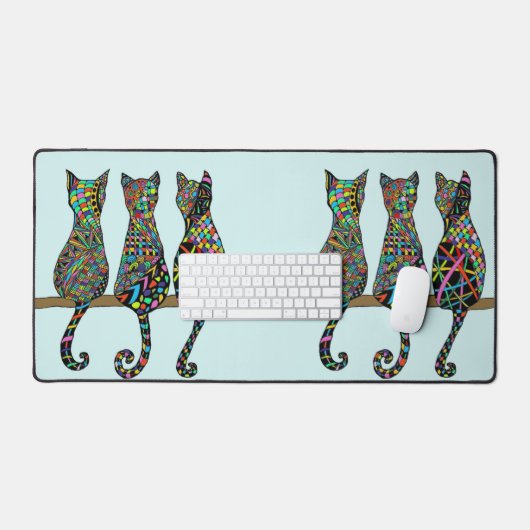 アミゴス猫3 デスクマット (キーボード&マウス)