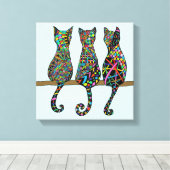 アミゴス3基 キャンバスプリント (インサイチュ (ウッドフロア))