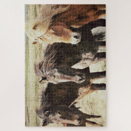 アミゴス・アイスランドの馬の三人の友人 ジグソーパズル