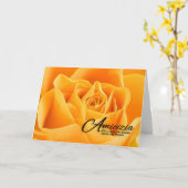 アミジア友情イタリアン言語イエローローズ カード (黄色い花)