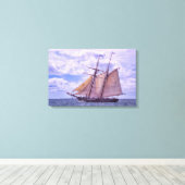 アミスタッドで進行中 キャンバスプリント (インサイチュ (ウッドフロア))