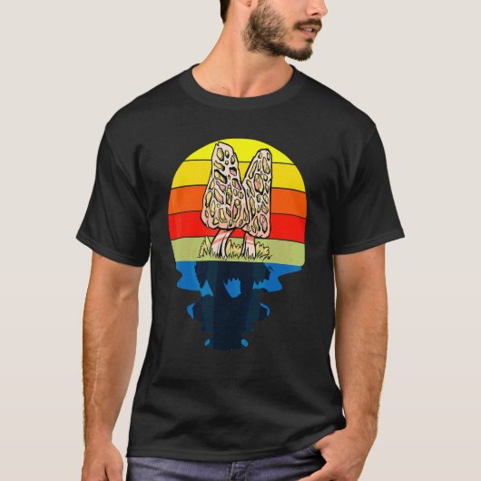 アミタケ採集の夕焼け Tシャツ (正面)