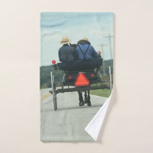 アミッシュな男 ハンドタオル (ハンドタオル)