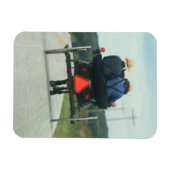 アミッシュな男 マグネット (横)