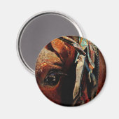 アミッシュな馬の目 マグネット (正面/裏面)