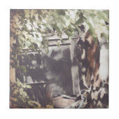 アミッシュの馬 タイル (正面)