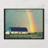 アミッシュはがきの諺勇気付けられる。宗教上の ポストカード (正面)