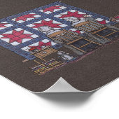 アミッシュウィメンズキルティング ポスター (角)