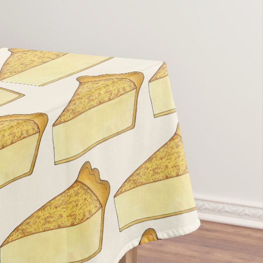 アミッシュカスタードパイタートデザートスライスベーキング食品 テーブルクロス (インサイチュ)