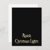 アミッシュクリスマスライト シーズンカード (正面/裏面)