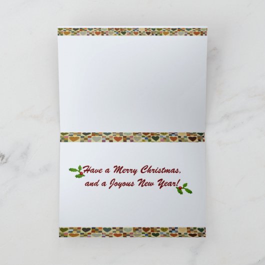 アミッシュファームクリスマスカード シーズンカード (内部)