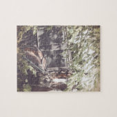 アミッシュホースと乳母車の陰 ジグソーパズル (横)