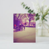 アミッシュホースアンド乳母車 ポストカード (スタンド正面)