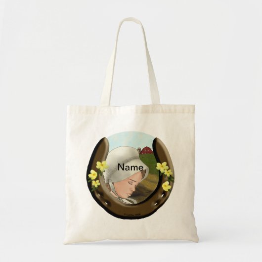 アミッシュホースシューガールトートバッグ トートバッグ (正面)