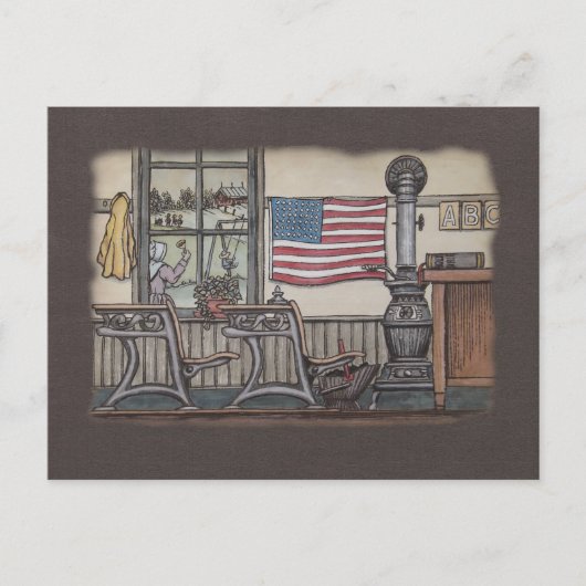 アミッシュワンルームスクールーム ポストカード (正面)