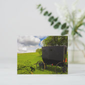 アミッシュ乳母車アットヒルサイドファーム ポストカード (スタンド正面)