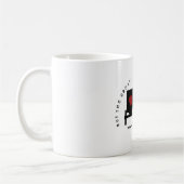 アミッシュ乳母車コーヒーカップと聖書聖句 コーヒーマグカップ (左)