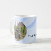 アミッシュ乳母車タウンデイマグ コーヒーマグカップ (正面左)