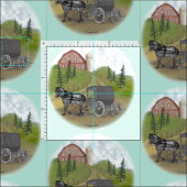 アミッシュ乳母車帰還 ファブリック (タイル)