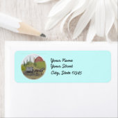 アミッシュ乳母車訪問ラベル ラベル (インサイチュ)