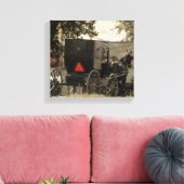 アミッシュ乳母車 キャンバスプリント (インサイチュ (リビング))