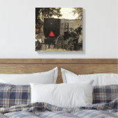 アミッシュ乳母車 キャンバスプリント (インサイチュ (寝室))