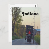 アミッシュ乳母車 ポストカード (正面/裏面)