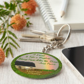 アミッシュ友情の諺キーチェーン！ キーホルダー (側面)