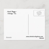 アミッシュ地方 ポストカード (裏面)