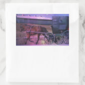 アミッシュ宇宙 長方形シール (バッグ)