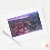 アミッシュ宇宙 長方形シール (封筒)