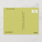 アミッシュ葉書シープファーム。名前の追加 ポストカード (裏面)