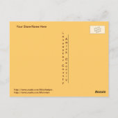 アミッシュ葉書。アミッシュ諺ストア名の追加 ポストカード (裏面)